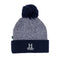 Navy Blue Marled Winter Hat